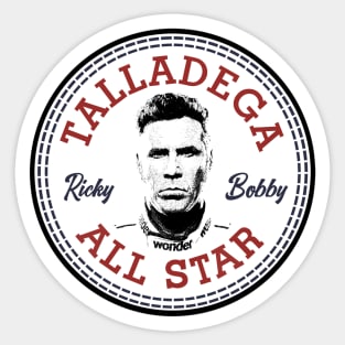 Ricky Bobby All Star Sticker